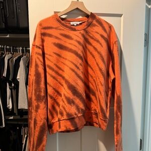 Good American Tye Dye Sweatshirt- Cinnamon Color